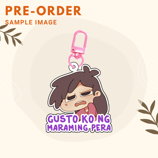 Maraming Pera | Beby Acrylic Keychain